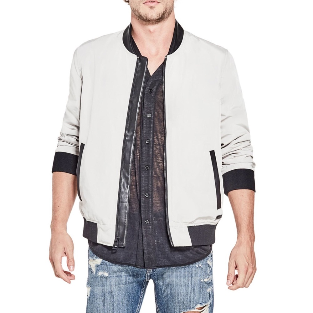 GUESS Khaki Bomber Jacket